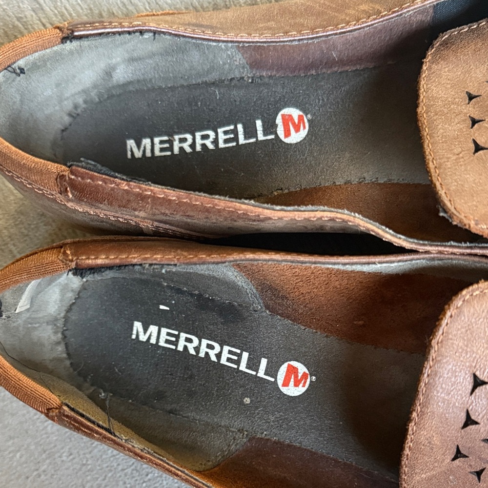 Merrell Women's Brown Slip-On Shoes - Picture 3 of 7